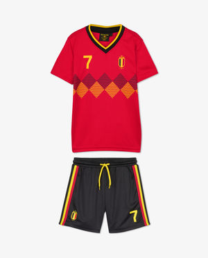 Tenue de foot rouge, unisexe, 98-128 - JBC