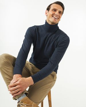 Pulls - Pull &agrave; col roul&eacute; en fin tricot