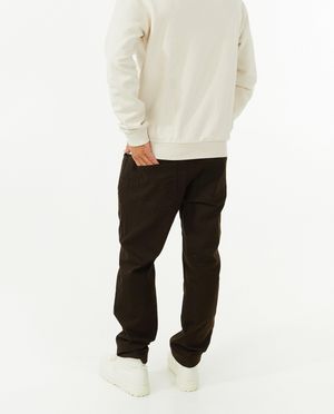 Pantalons - Pantalon brun fonc&eacute;, regular fit