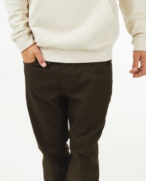 Pantalons - Pantalon brun fonc&eacute;, regular fit