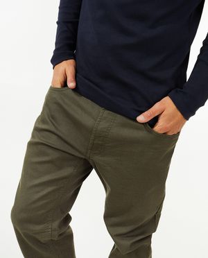 Pantalons - Pantalon brun fonc&eacute;, regular fit