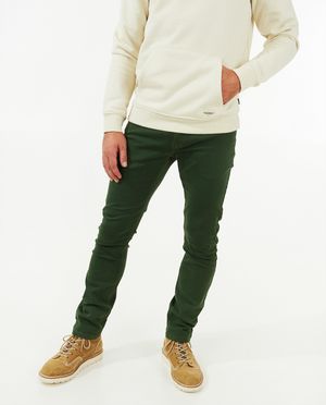 Broeken - Groene broek, slim fit