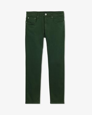 Broeken - Groene broek, slim fit