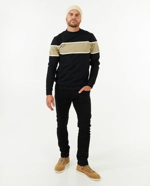 Zwarte broek, slim fit - Quarterback