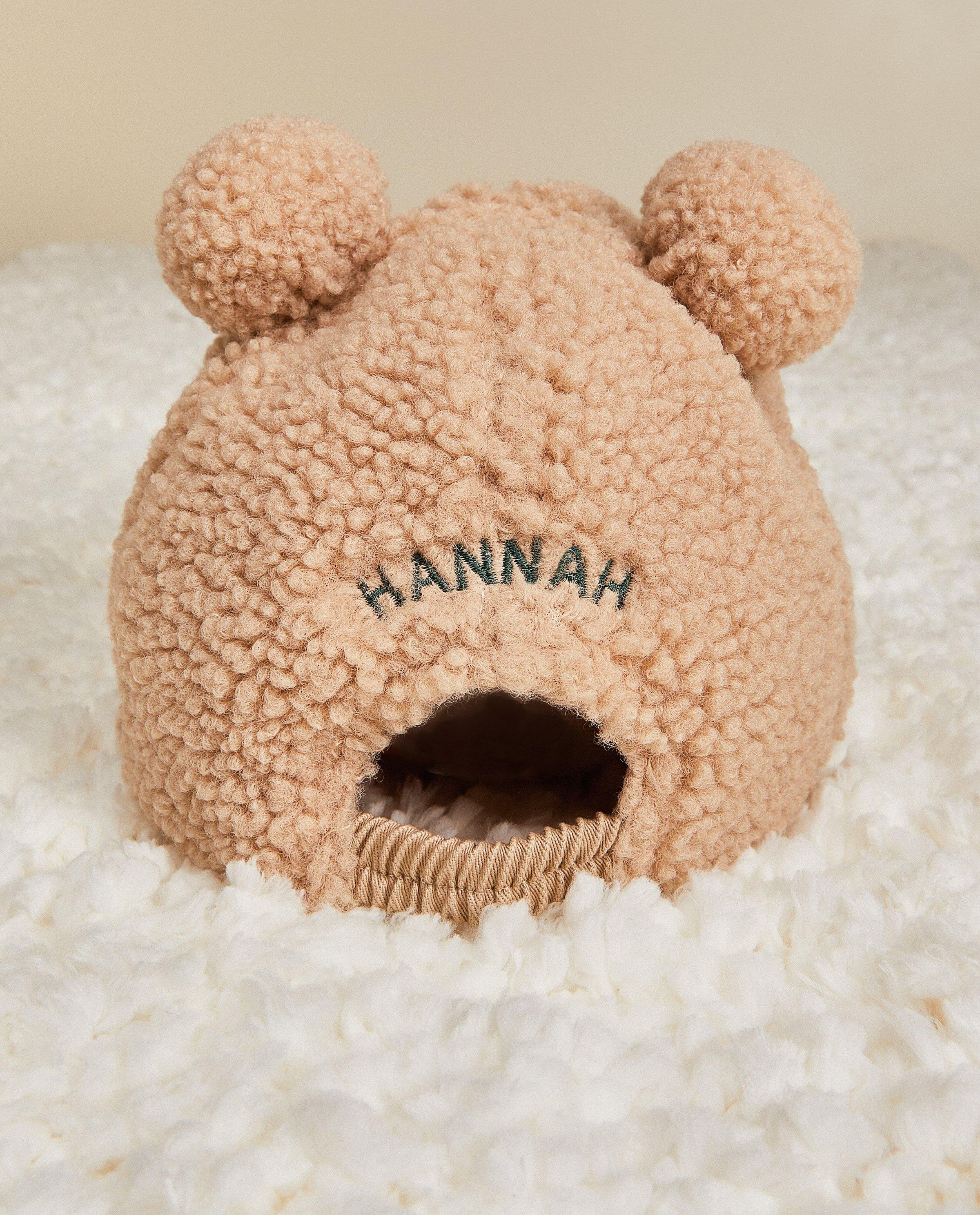 Casquette en peluche personnalisable, 2-7 ans - JBC