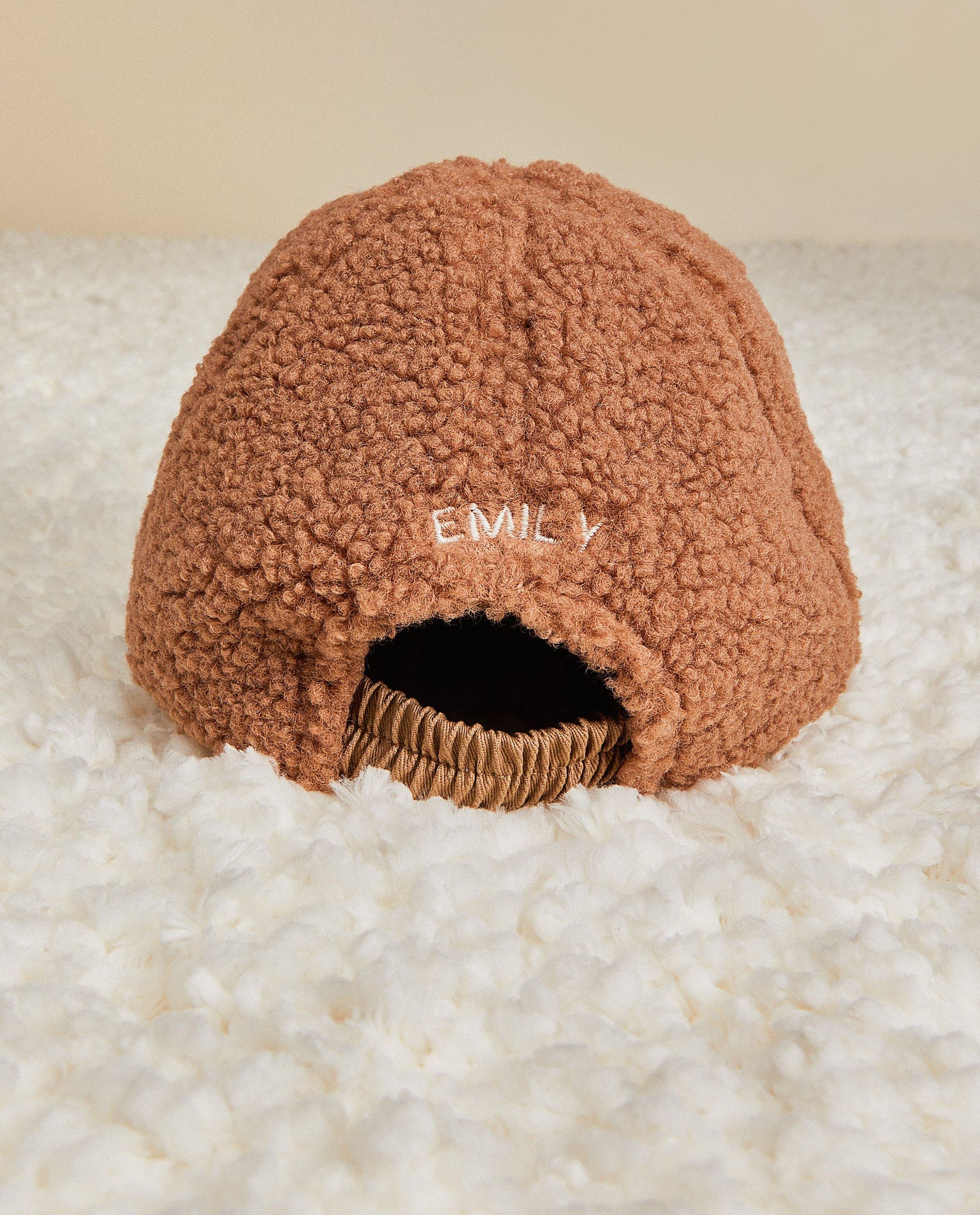 Casquette en peluche personnalisable, adultes - JBC
