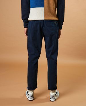 Pantalons - Pantalon bleu fonc&eacute;