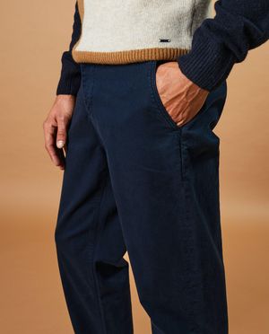 Pantalons - Pantalon bleu fonc&eacute;