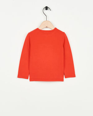 T-shirts - Longsleeve met paillettenprint