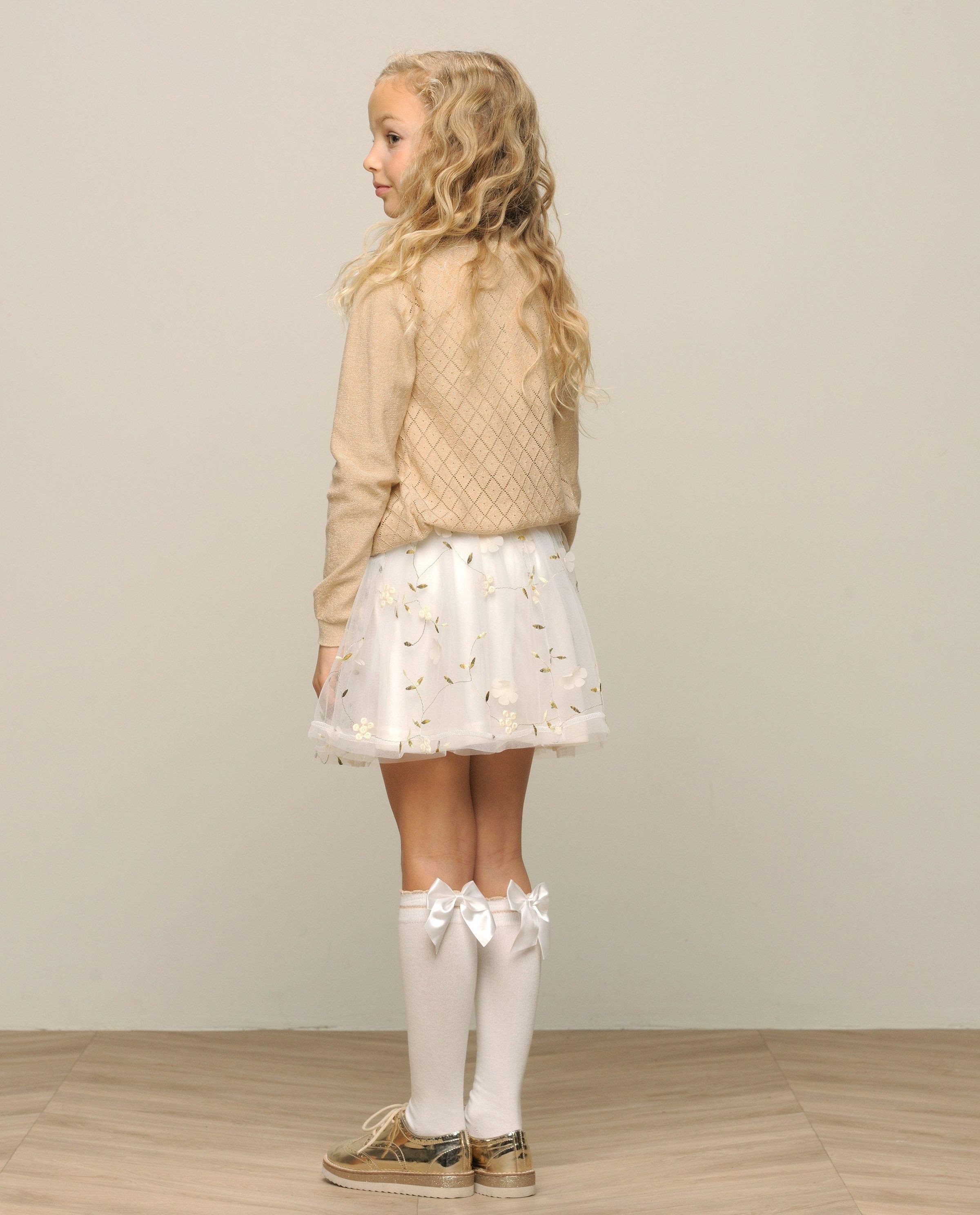 Gouden cardigan, Communie - Le Chic