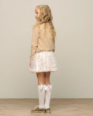 Gouden cardigan, Communie - Le Chic