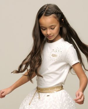 T-shirt avec pierres, Communion - Le Chic