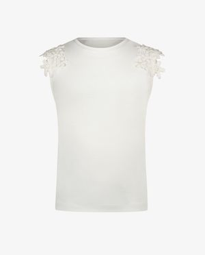T-shirts - Top avec des fleurs, Communion