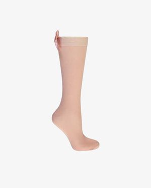 Chaussettes - Mi-bas avec un n&oelig;ud