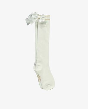 Chaussettes - Mi-bas avec un n&oelig;ud