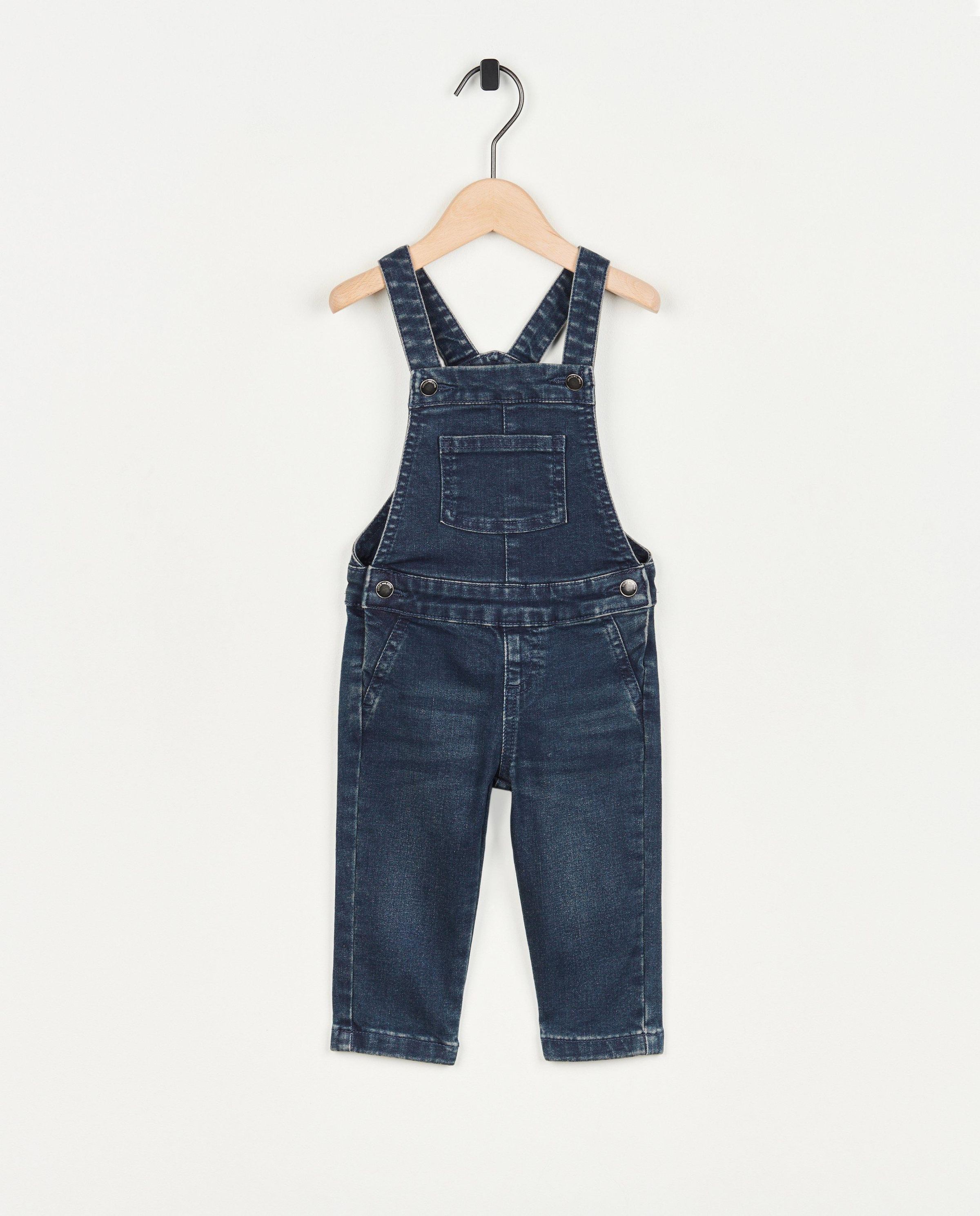 Salopette bleue en jeans - Cuddles and Smiles
