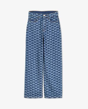 Jeans - Jeans met print, flared fit