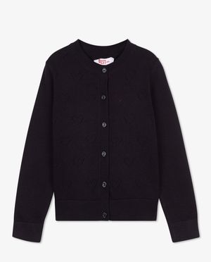 Cardigans - Cardigan &agrave; motif ajour&eacute;