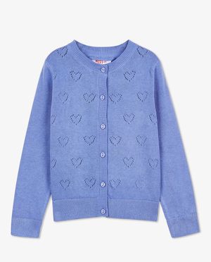 Cardigans - Cardigan &agrave; motif ajour&eacute;