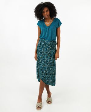 T-shirt avec fil m&eacute;tallis&eacute; - Pieces