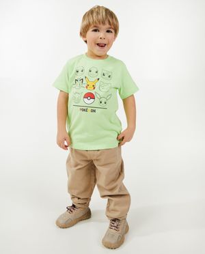Lichtgroen T-shirt, Pok&eacute;mon - Pokemon