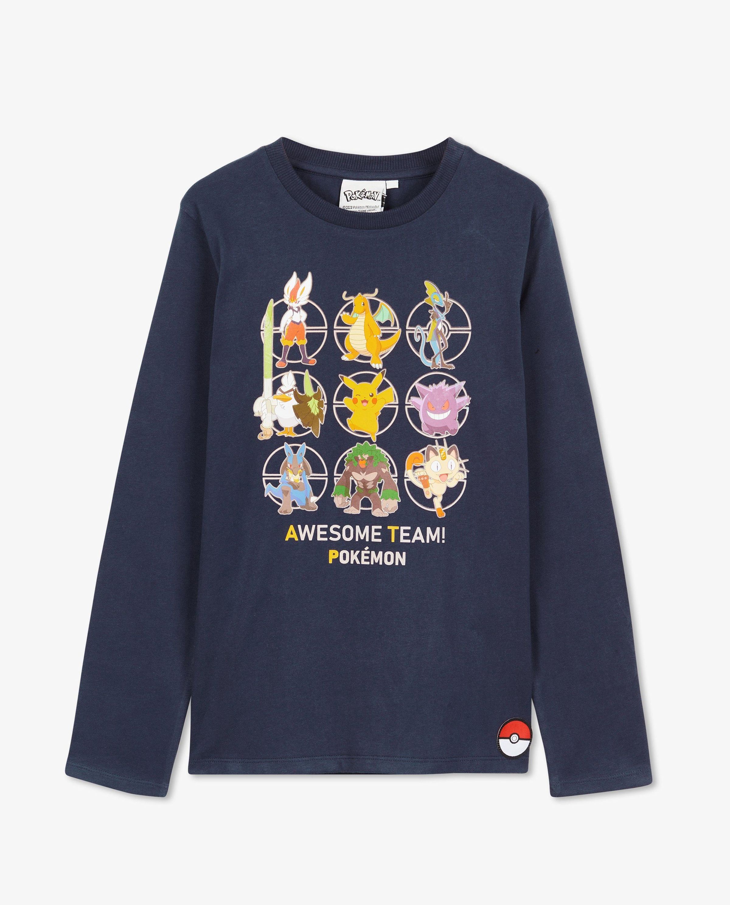 Blauwe longsleeve, Pok&eacute;mon - Pokemon