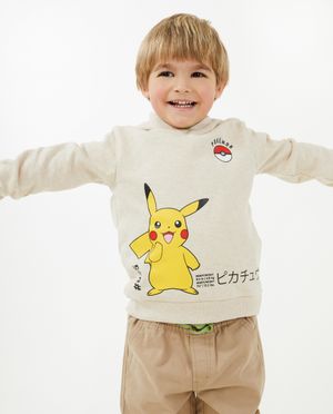 Sweats - Hoodie beige Pok&eacute;mon