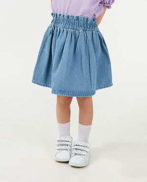 Jupes - Jupe en jeans bleue