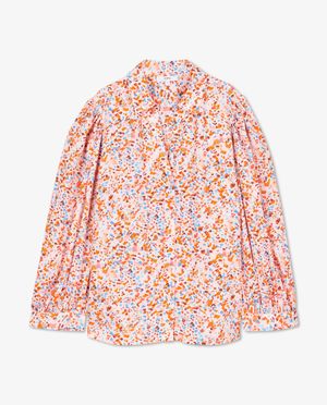 Hemden - Roze blouse met print