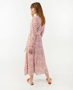 Robes - Robe rose &agrave; imprim&eacute;