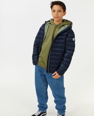 Quilted jas, 7-14 jaar - Fish & Chips