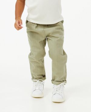 Jeans - Groene jeans, mom fit