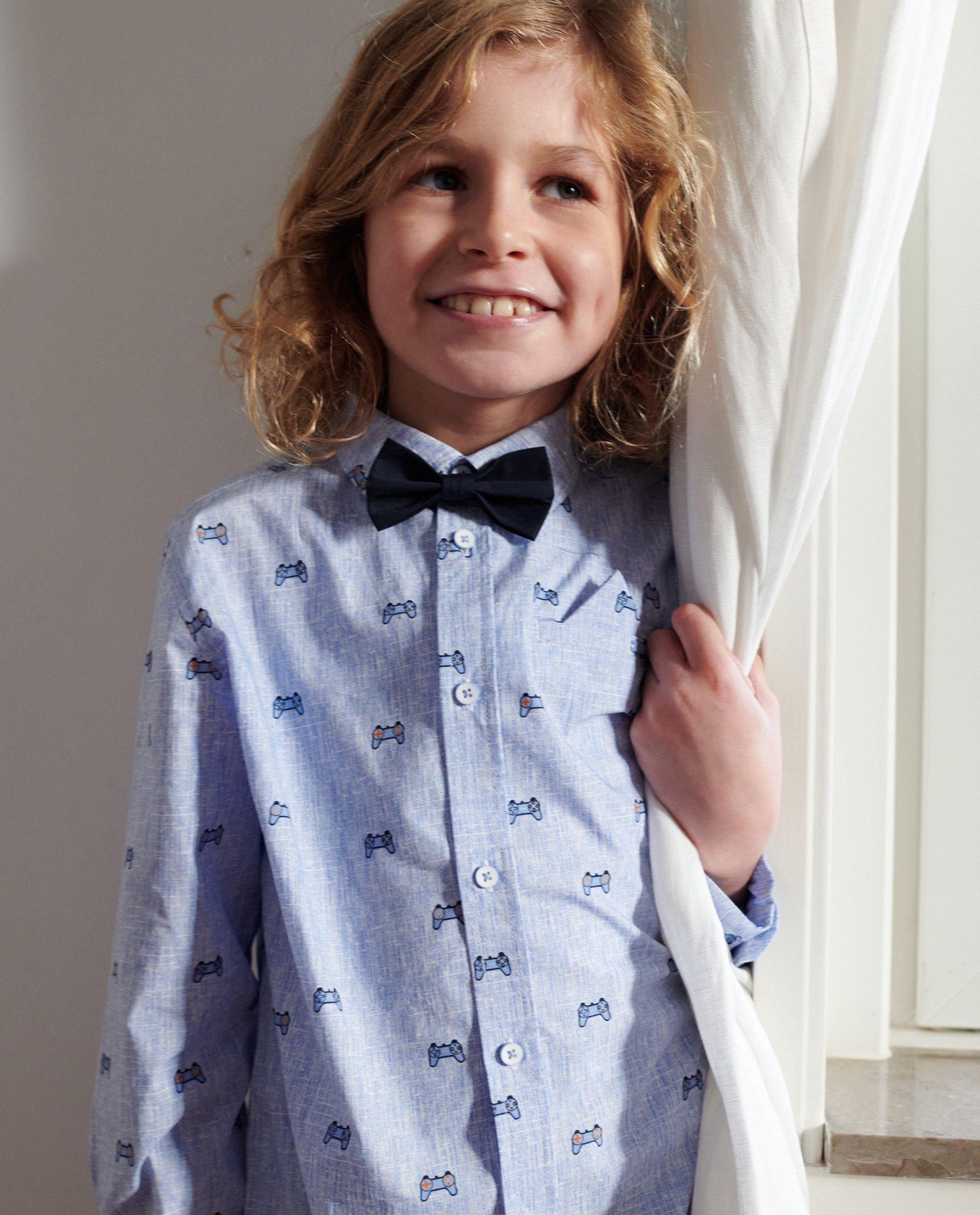 Chemise avec un n&oelig;ud, Communion - Fish & Chips