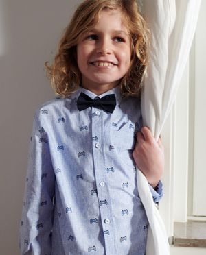 Chemise avec un n&oelig;ud, Communion - Fish & Chips