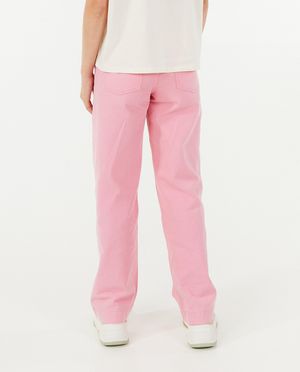 Jeans - Jeans rose &agrave; pattes d&rsquo;&eacute;l&eacute;phant