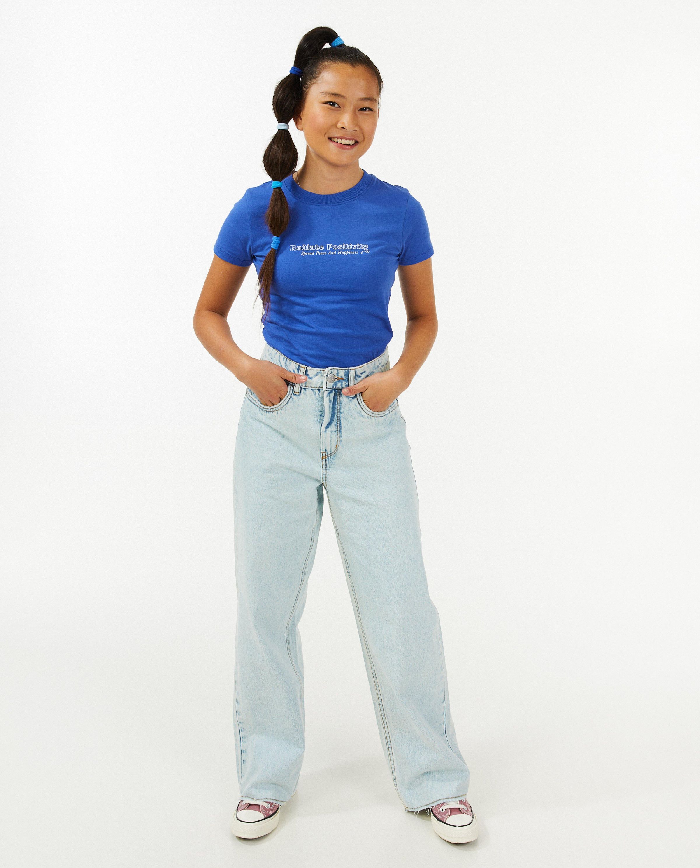 Jeans bleu clair &agrave; pattes d&rsquo;&eacute;l&eacute;phant - Groggy