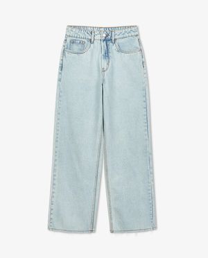 Jeans - Jeans bleu clair &agrave; pattes d&rsquo;&eacute;l&eacute;phant