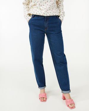 Jeans - Jeans bleu fonc&eacute;, coupe baggy