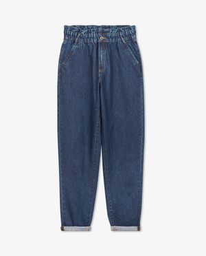 Jeans - Jeans bleu fonc&eacute;, coupe baggy