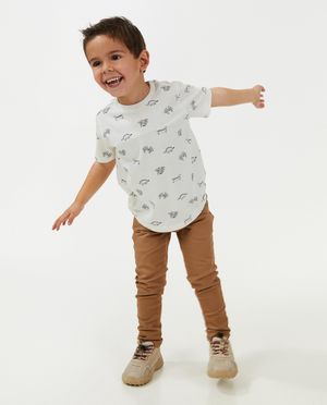 Pantalon brun, skinny fit - Besties