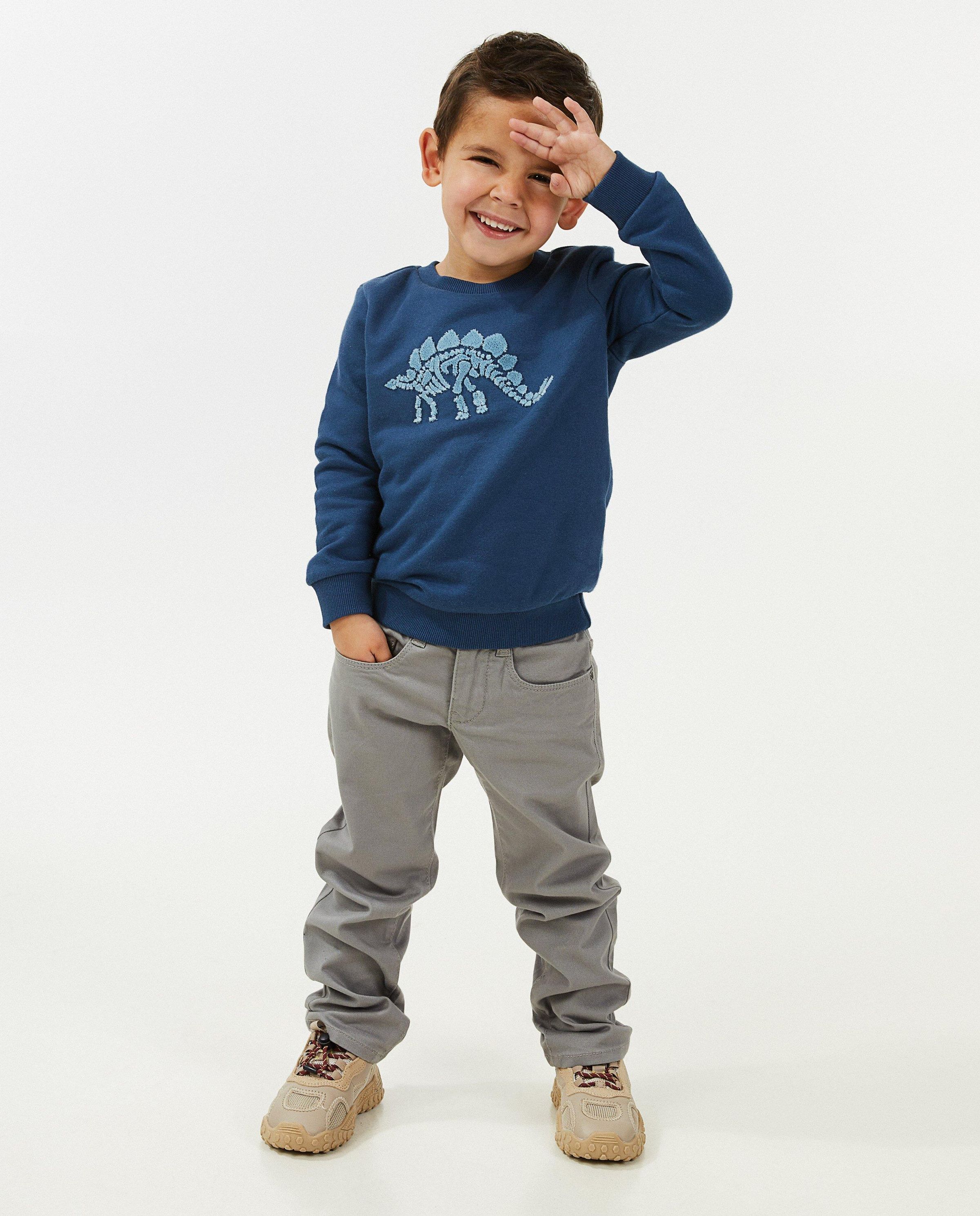 Pantalon gris, slim fit - Besties