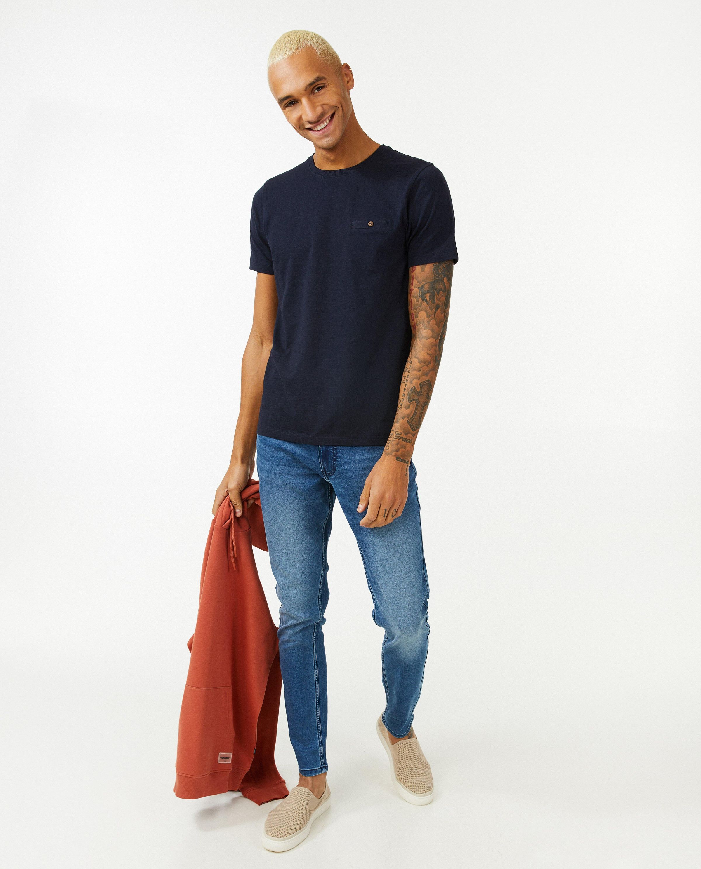Grijze jeans, skinny fit - Quarterback
