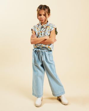 Pantalon &agrave; pattes d&rsquo;&eacute;l&eacute;phant (flared), Communion - Milla Star