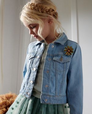 Lichtblauwe jeansjas, Communie - Milla Star