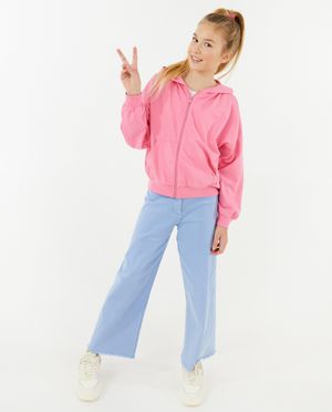 Roze broek, flared fit - Besties