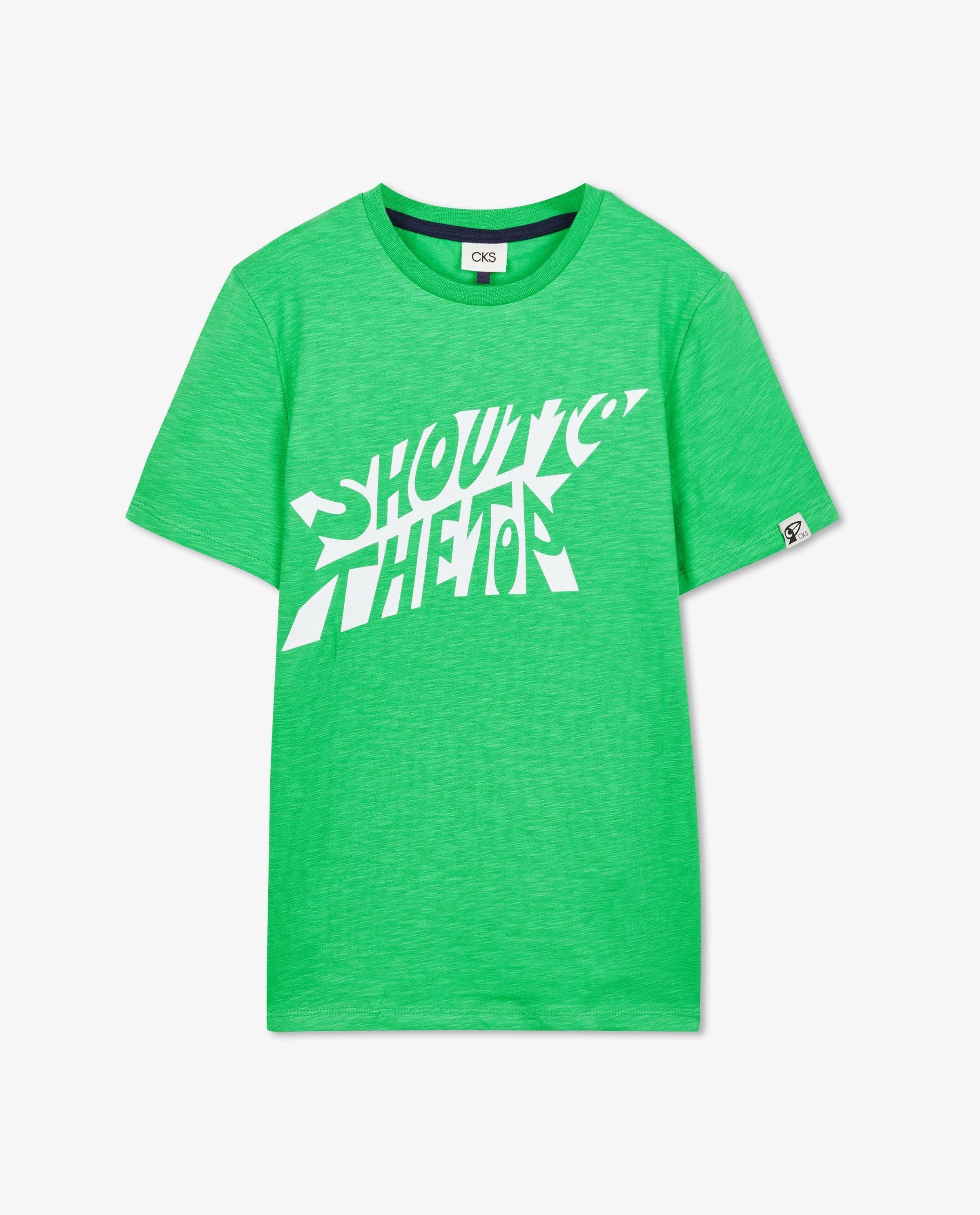 T-shirt met print, Communie - CKS