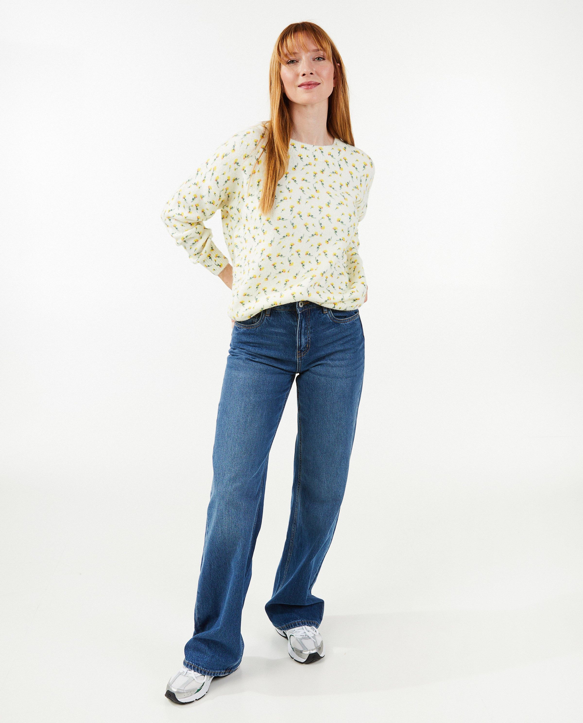 Trui met bloemenprint - Sora