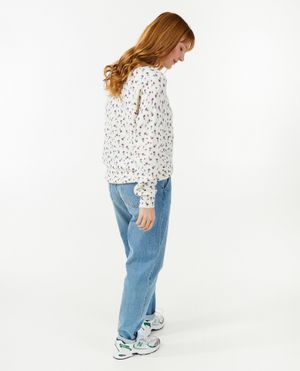 Pulls - Pull avec imprim&eacute; fleuri