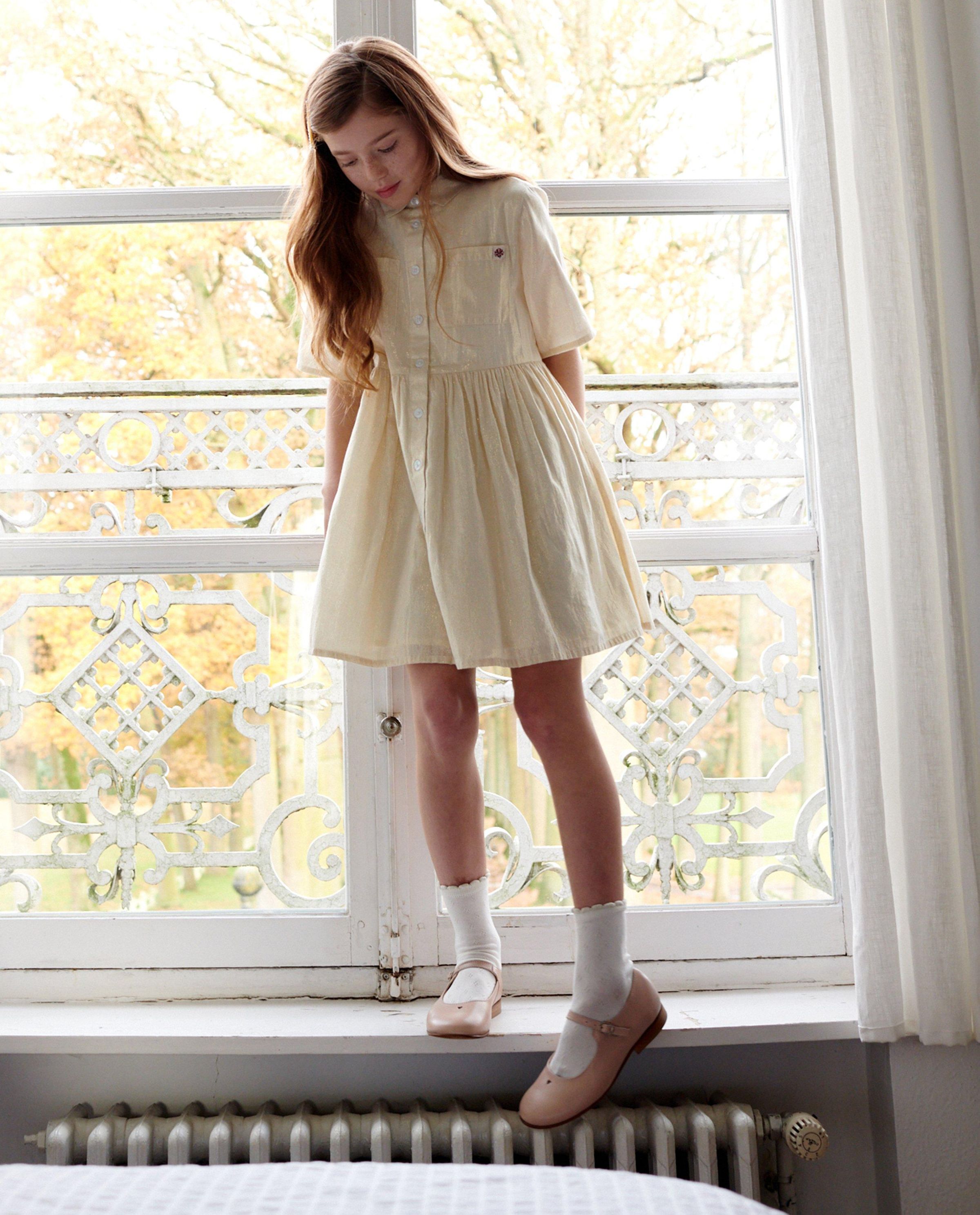 Jurk met metaaldraad, Communie - Milla Star