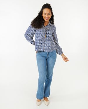 Blouse &agrave; imprim&eacute; - Sora